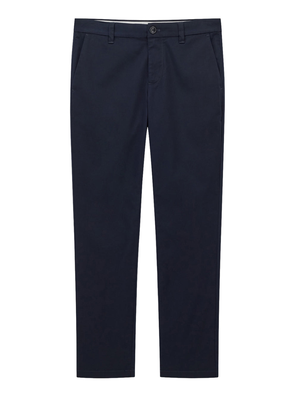 Armani Exchange Pantaloni Chino In Popeline Di Cotone - Blu