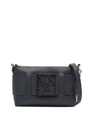 Armani Exchange Borsa A Tracolla Armani Exchange Maxi Logo - Nero
