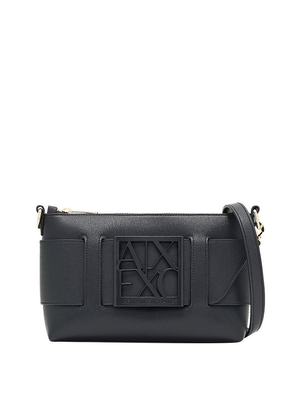 Armani Exchange Borsa A Tracolla Armani Exchange Maxi Logo - Nero