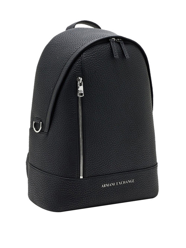 Armani Exchange Zaino Armani Exchange In Tessuto Spalmato - Nero