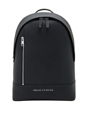 Armani Exchange Zaino Armani Exchange In Tessuto Spalmato - Nero