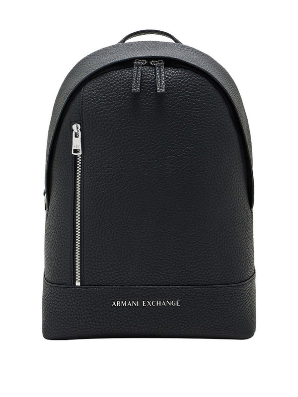 Armani Exchange Zaino Armani Exchange In Tessuto Spalmato - Nero