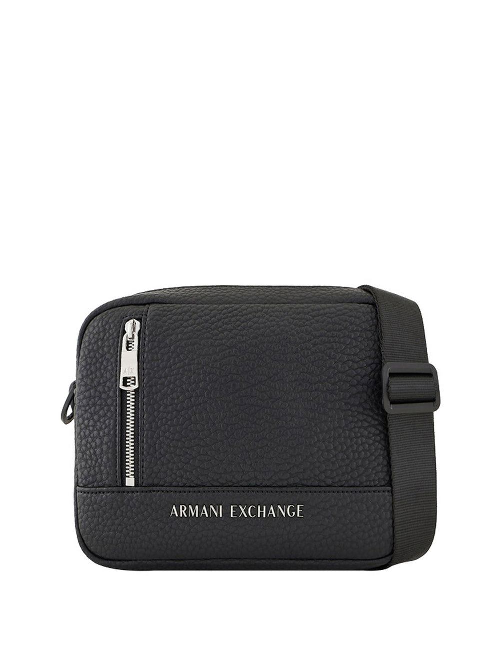 Armani Exchange Borsa A Tracolla Armani Exchange Con Logo In Metallo - Nero