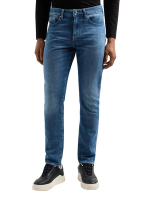 Armani Exchange Jeans 5 Pockets Uomo - Blu
