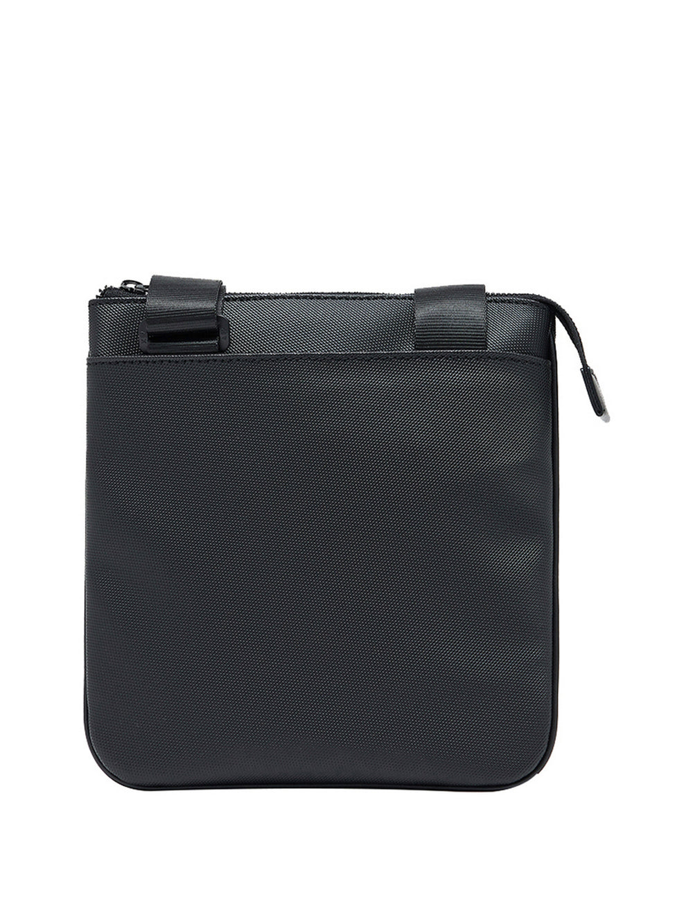 Armani Exchange Borsa A Tracolla Armani Exchange Con Monogramma E Righe - Nero
