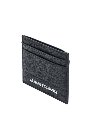 Armani Exchange Portacarte Armani Exchange In Pelle - Nero