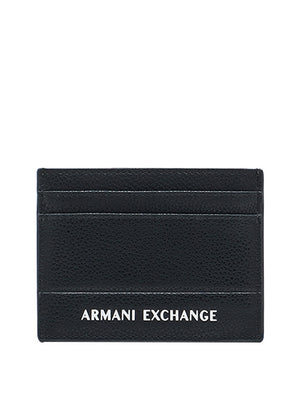 Armani Exchange Portacarte Armani Exchange In Pelle - Nero