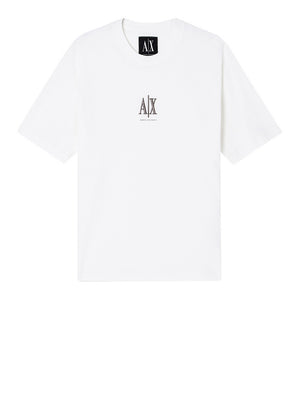 Armani Exchange T-Shirt Armani Exchange Regular Fit Con Logo - Bianco