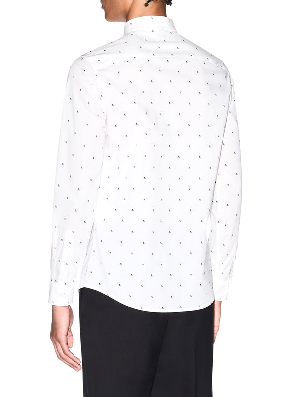 ARMANI EXCHANGE Camicia Armani Exchange in Popeline Stretch Slim Fit Bianco