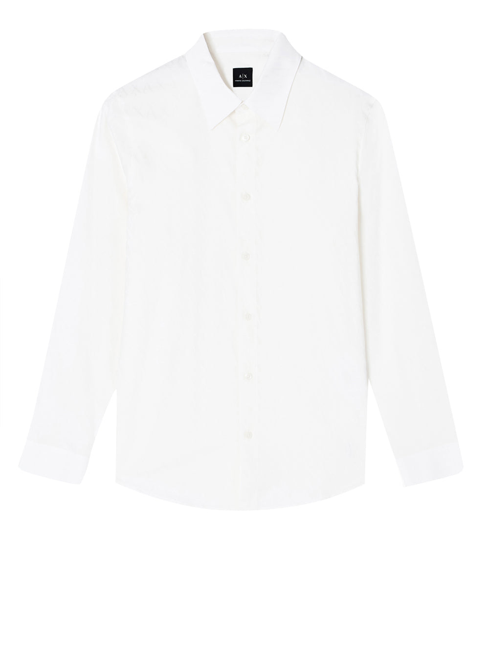 ARMANI EXCHANGE Camicia Armani Exchange regular fit in cotone jacquard Bianco