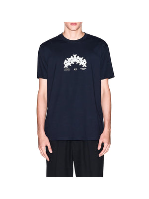 ARMANI EXCHANGE T-shirt Armani Exchange Con Stampa Grafica - Blu