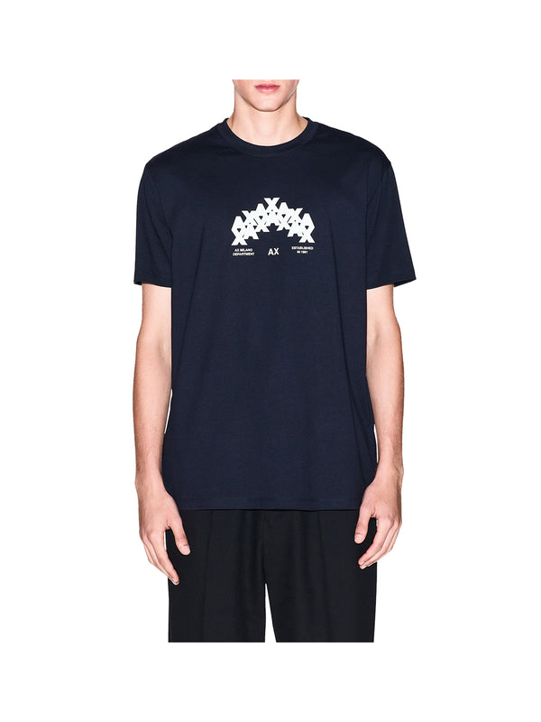 ARMANI EXCHANGE T-shirt Armani Exchange Con Stampa Grafica - Blu