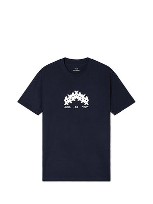 ARMANI EXCHANGE T-shirt Armani Exchange Con Stampa Grafica - Blu