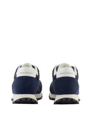 Armani Exchange Sneakers Armani Exchange Con Logo A Contrasto - Navy/Bianco