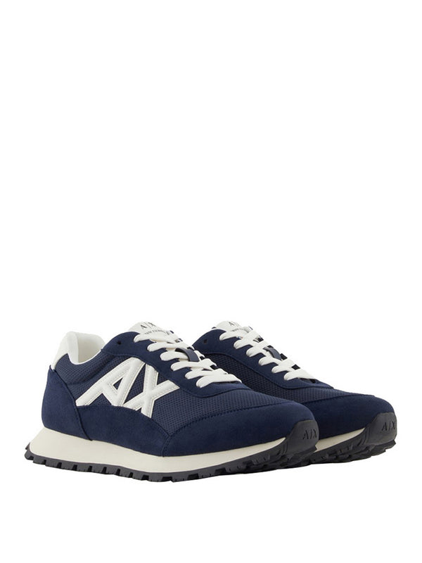 Armani Exchange Sneakers Armani Exchange Con Logo A Contrasto - Navy/Bianco
