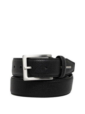 Armani Exchange Cintura Armani Exchange In Pelle - Nero