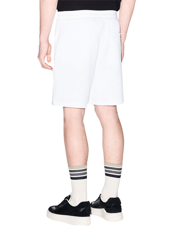 ARMANI EXCHANGE Bermuda Armani Exchange Jacquard Stretch Modern Comfort Bianco