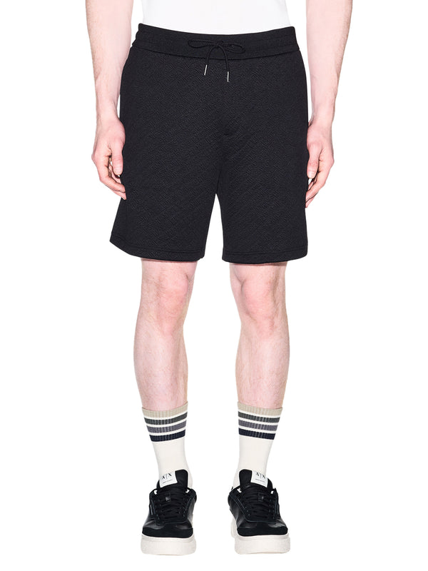 ARMANI EXCHANGE Bermuda Armani Exchange Jacquard Stretch Modern Comfort Nero