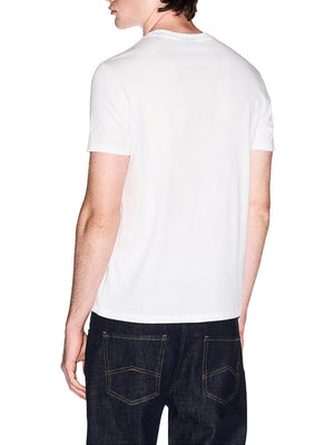 Armani Exchange T-Shirt Armani Exchange Slim Fit In Jersey - Bianco
