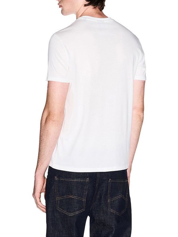 Armani Exchange T-Shirt Armani Exchange Slim Fit In Jersey - Bianco