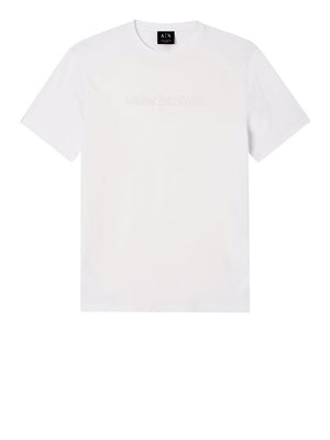Armani Exchange T-Shirt Armani Exchange Slim Fit In Jersey - Bianco