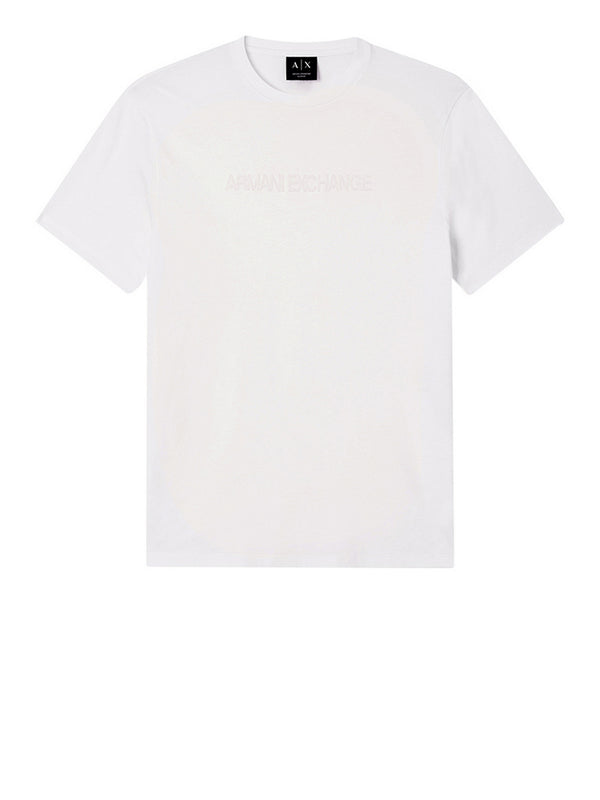 Armani Exchange T-Shirt Armani Exchange Slim Fit In Jersey - Bianco
