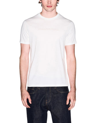 Armani Exchange T-Shirt Armani Exchange Slim Fit In Jersey - Bianco