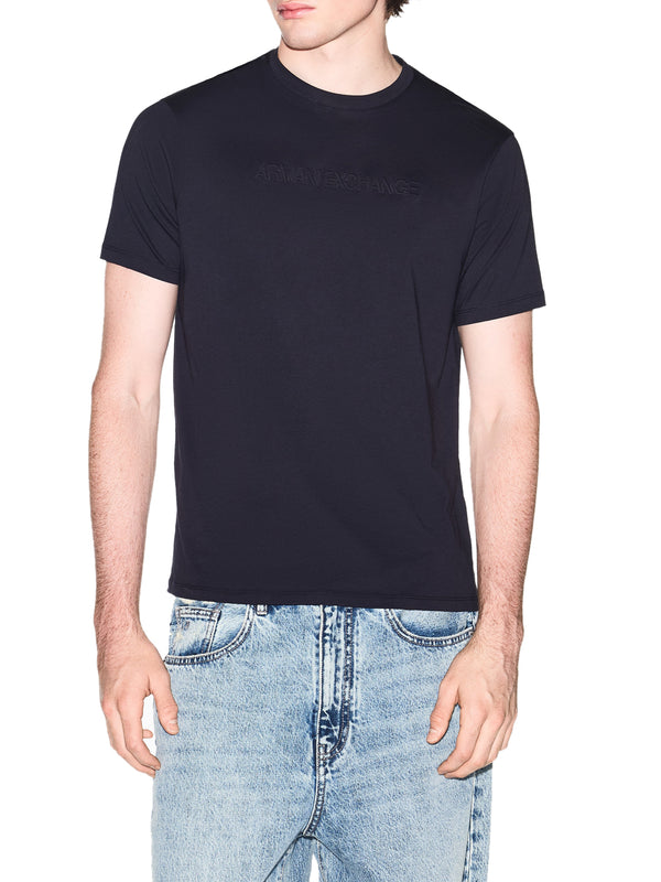 ARMANI EXCHANGE T-shirt Armani Exchange Slim Fit in Jersey di Cotone - Navy