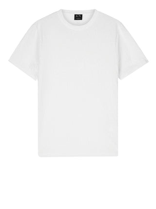 ARMANI EXCHANGE T-shirt Armani Exchange Slim Fit Jacquard in Cotone Mercerizzato Bianco