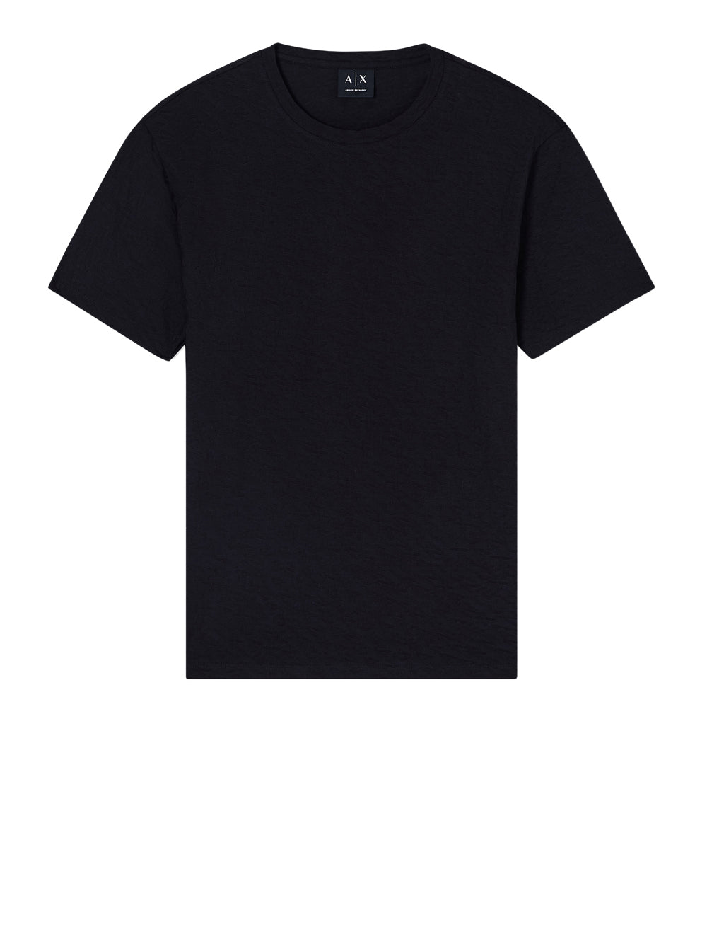 ARMANI EXCHANGE T-shirt Armani Exchange Slim Fit Jacquard in Cotone Mercerizzato Nero