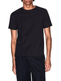 ARMANI EXCHANGE T-shirt Armani Exchange Slim Fit Jacquard in Cotone Mercerizzato Nero
