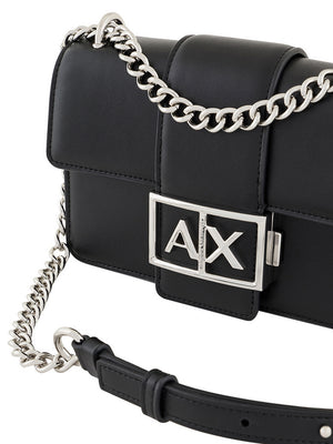 Armani Exchange Borsa a Tracolla Donna - Nero