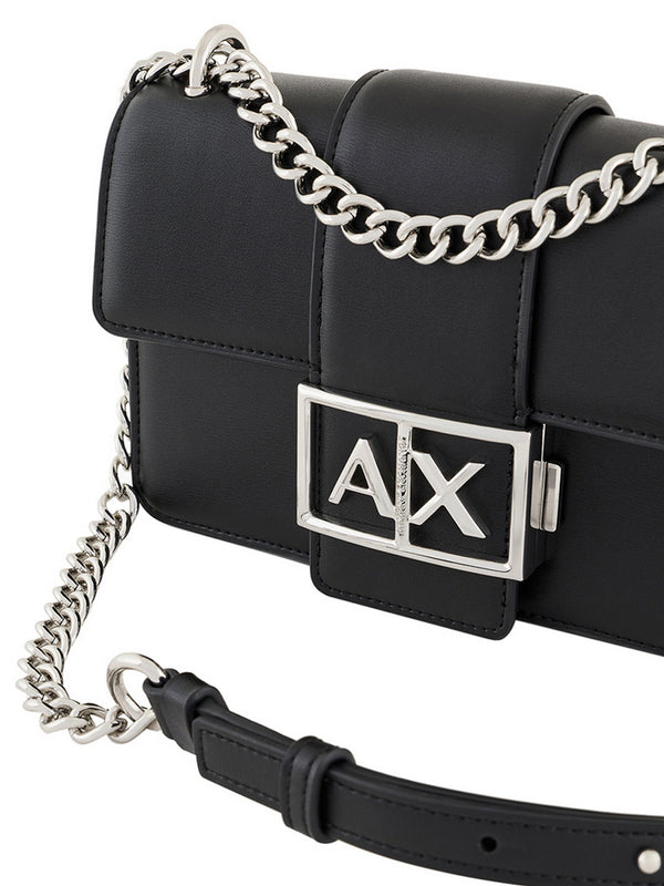Armani Exchange Borsa a Tracolla Donna - Nero