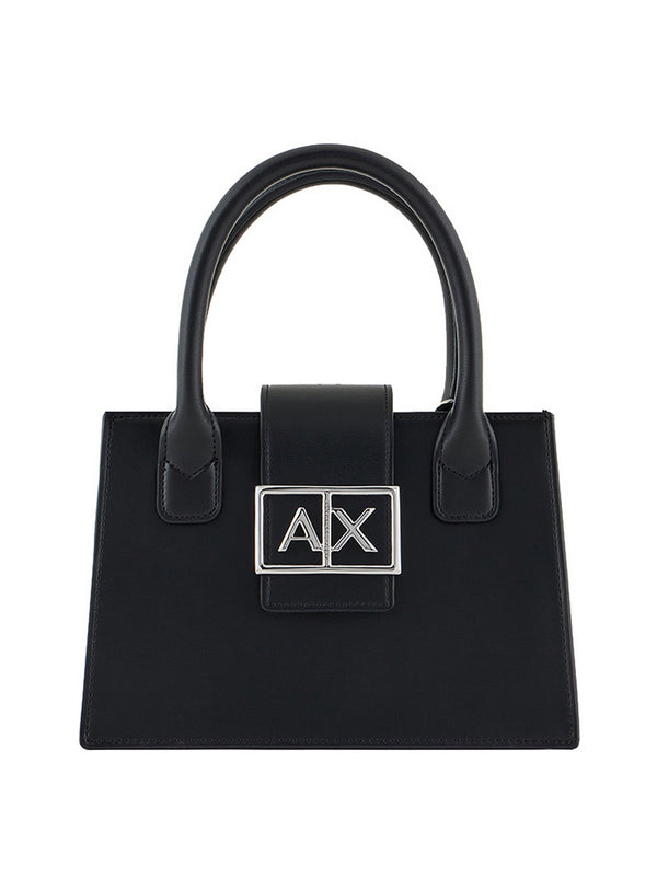 Armani Exchange Shopper Armani Exchange In Tessuto Tecnico - Nero