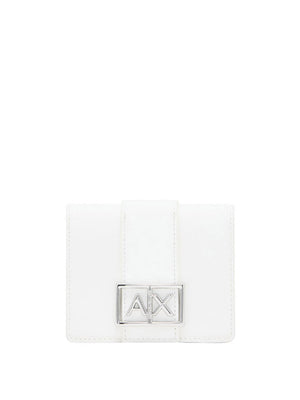 ARMANI EXCHANGE Portafoglio Armani Echange Piccolo Con Logo ASV - Bianco