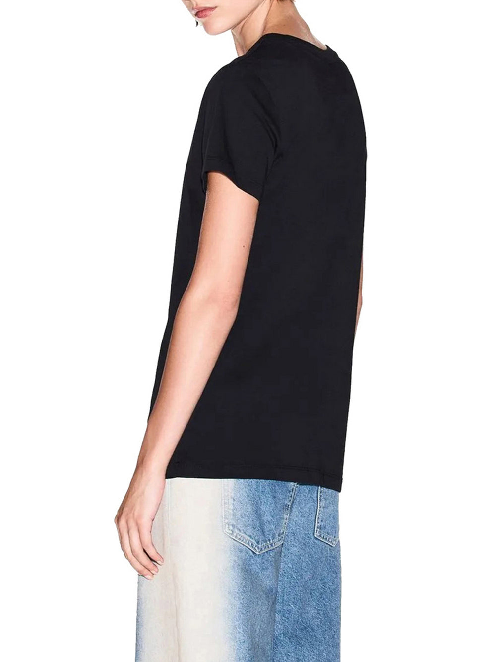 Armani Exchange T-Shirt Armani Exchange In Jersey - Nero/Oro