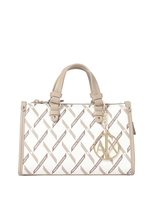 ARMANI EXCHANGE Borsa a Mano Armani Exchange - Bianco/Beige