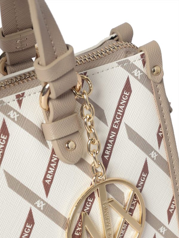 ARMANI EXCHANGE Borsa a Mano Armani Exchange - Bianco/Beige