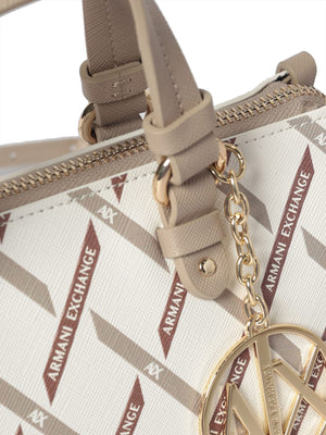 Armani Exchange Borsa a Mano Armani Exchange - Bianco/Beige