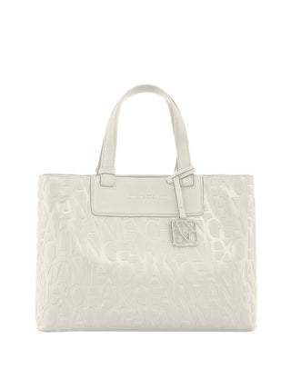 Armani Exchange Shopper Armani Exchange In Tessuto Tecnico - Bianco