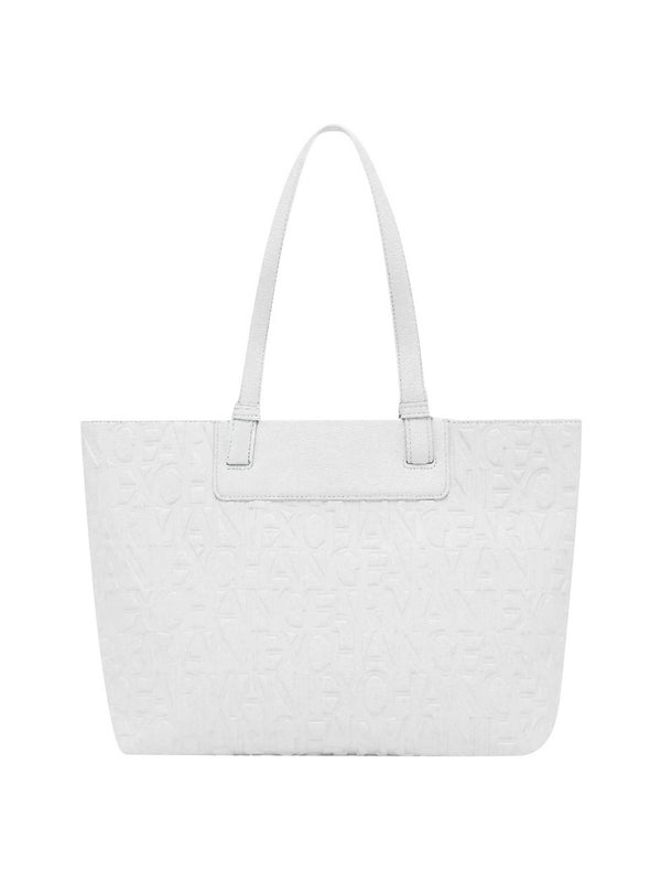 Armani Exchange Borsa Shopper Armani Echange - Bianco