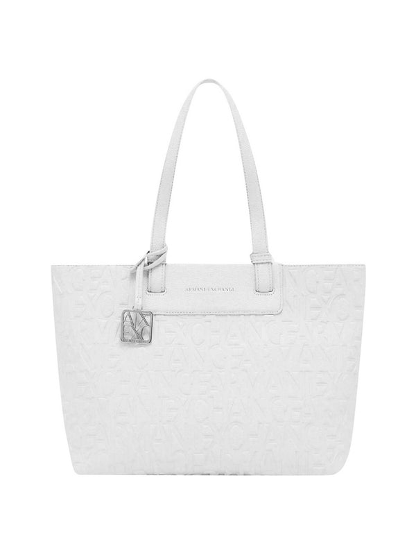 Armani Exchange Borsa Shopper Armani Echange - Bianco