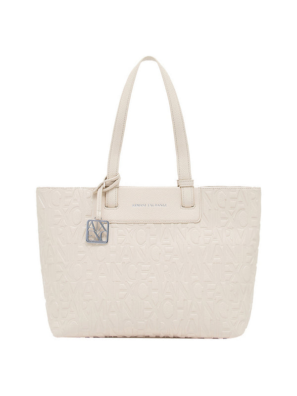 Armani Exchange Borsa a Mano Donna - Beige