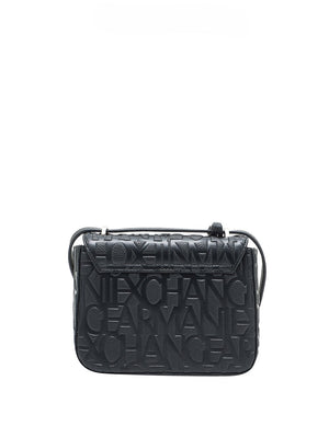 ARMANI EXCHANGE Borsa A Tracolla Armani Exchange Con Logo All Over Nero
