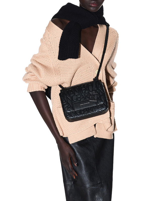 ARMANI EXCHANGE Borsa A Tracolla Armani Exchange Con Logo All Over Nero