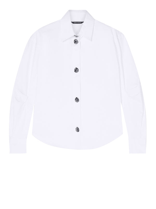 ARMANI EXCHANGE Camicia Armani Exchange Cotton Twill Shirt - Bianco