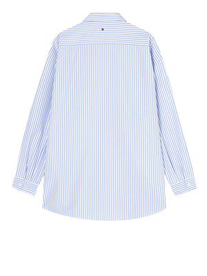 ARMANI EXCHANGE Camicia Armani Exchange Over A righe Bianco/Blu