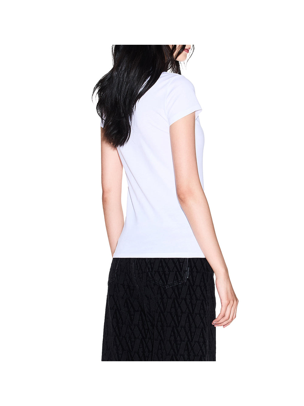 ARMANI EXCHANGE T-shirt Armani Exchange Slim Fit Con Logo Lettering - Bianco