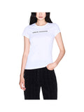 ARMANI EXCHANGE T-shirt Armani Exchange Slim Fit Con Logo Lettering - Bianco