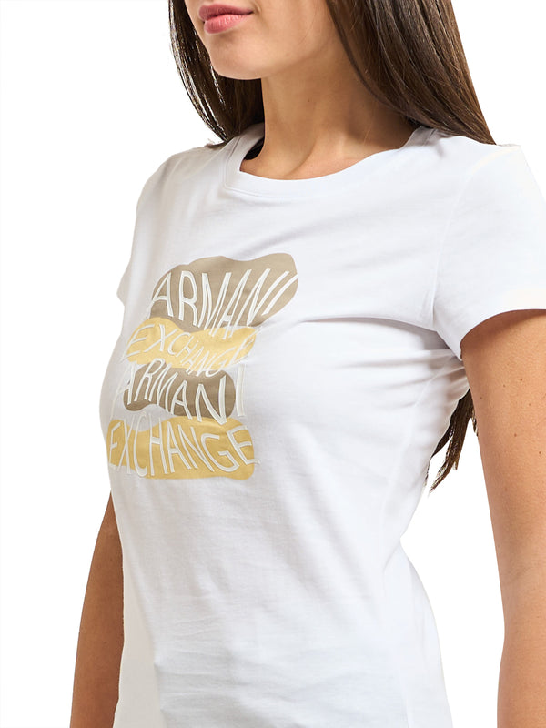 ARMANI EXCHANGE Armani Exchange T-Shirt Ax Girocollo - Bianco